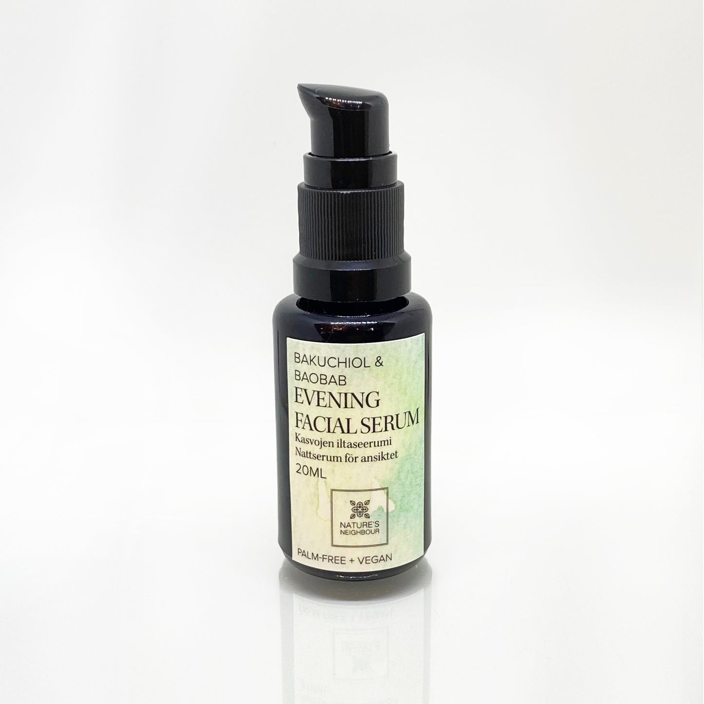 Nature's Neighbour Bakuchiol & Baobab Evening Facial Serum - uudistava iltaseerumi 20ml