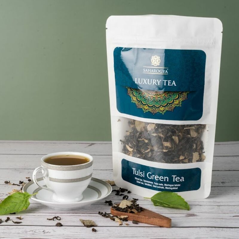 Saharogya Ayurvedinen Tulsi Green Tea 100g