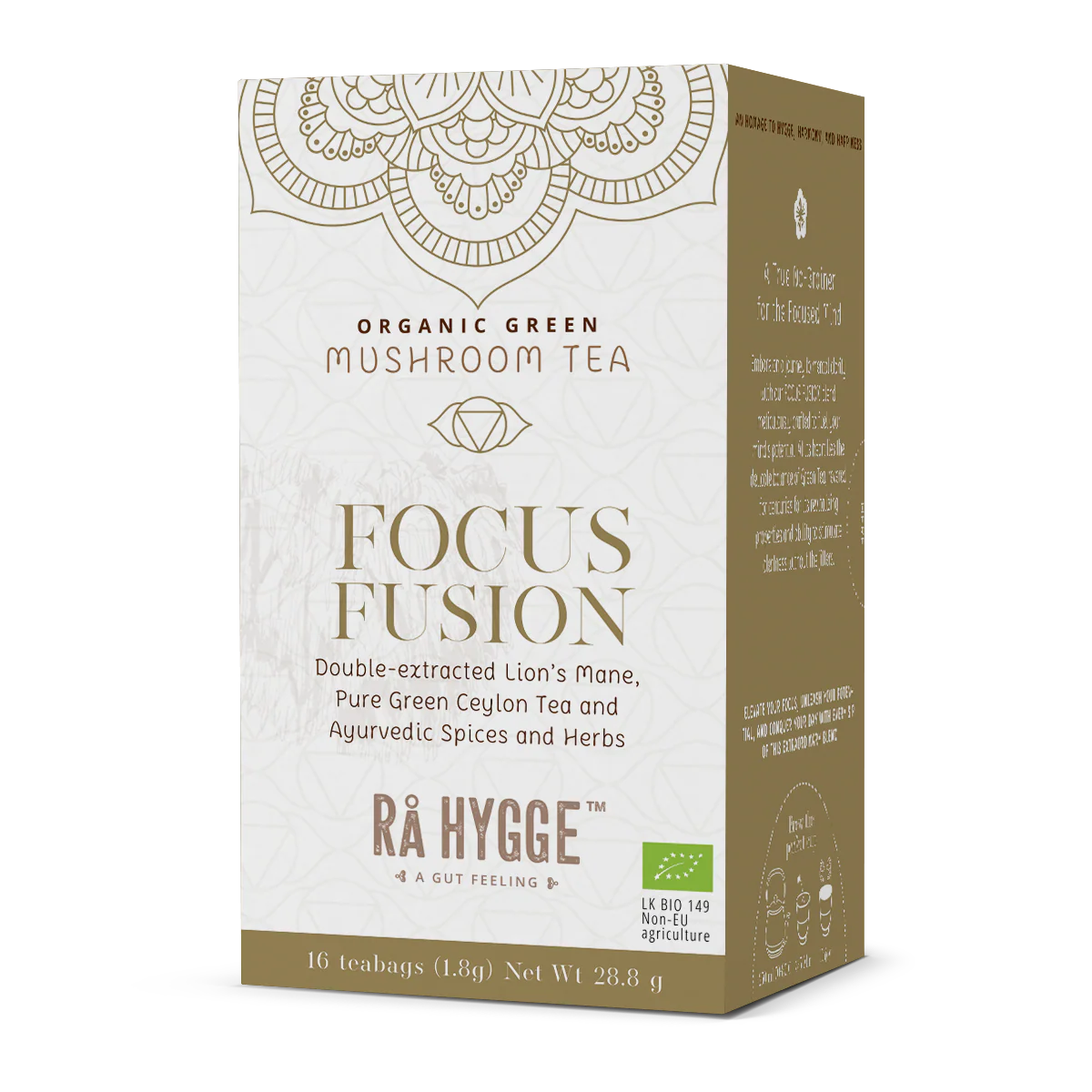 Focus Fusion - Vihreä Tee Lion's Mane -sieniuutteella, 16 pss